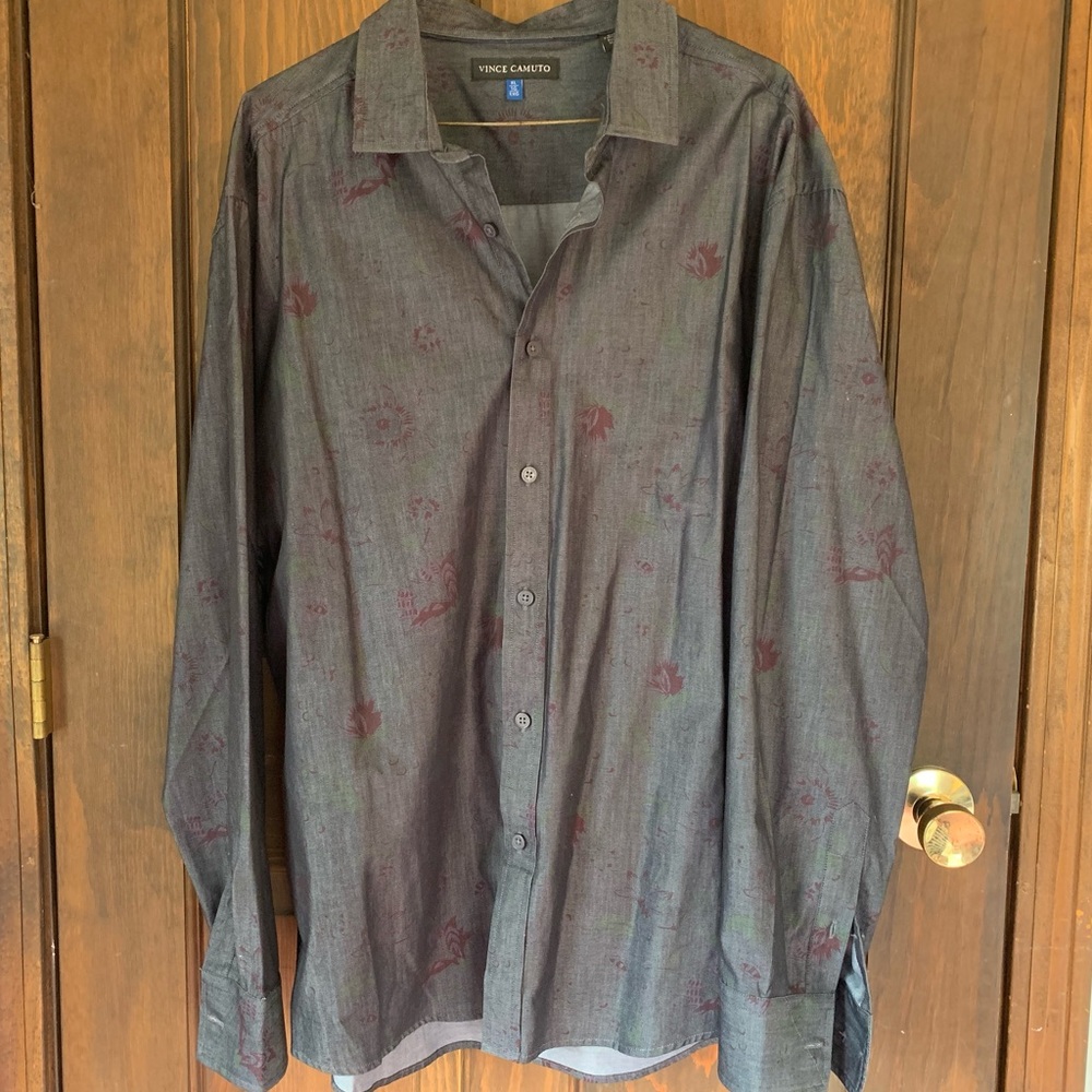 Floral button down shirt